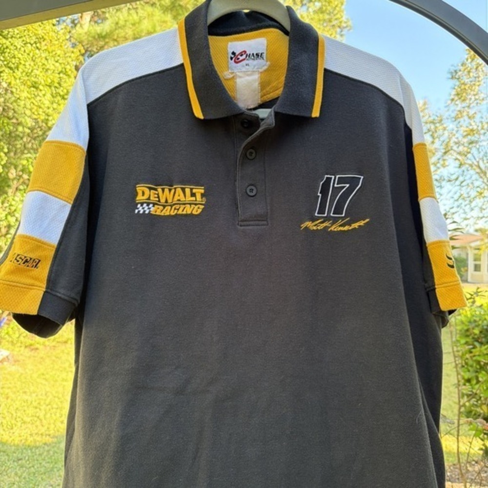 DeWalt Racing Shirt by Chase‎  Authentics XL #17 NASCAR.    722